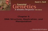 1 Chapter 6 DNA Structure, Replication, and Manipulation.