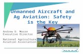 Unmanned Aircraft and Ag Aviation: Safety is the Key Andrew D. Moore Executive Director National Agricultural Aviation Association.