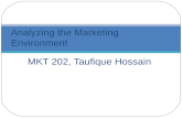 Analyzing the Marketing Environment MKT 202, Taufique Hossain.