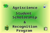 Agriscience Student Scholarship & Recognition Program.