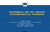 Convergence and the eHealth Interoperability Framework Benoit Abeloos DG Communications Networks, Content and Technology European Commission Unit, Health.