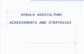 0 KERALA AGRICULTURE ACHIEVEMENTS AND STRATEGIES.