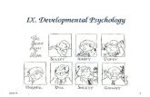 Unit IX. Development1 IX. Developmental Psychology.