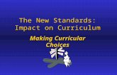 The New Standards: Impact on Curriculum Making Curricular Choices.