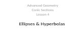 Ellipses & Hyperbolas Advanced Geometry Conic Sections Lesson 4.