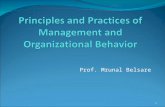 Prof. Mrunal Belsare 1. Classical School Scientific Management Administrative management Bureaucracy 2.