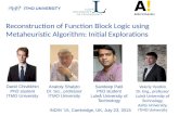 Reconstruction of Function Block Logic using Metaheuristic Algorithm: Initial Explorations INDIN ’15, Cambridge, UK, July 23, 2015 Daniil Chivilikhin PhD.