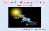 Astro-2: History of the Universe Lecture 13; May 30 2013.