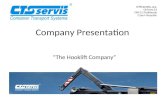 CTS-servis, a.s. Okřínek 53 290 01 Poděbrady Czech Republic Company Presentation “The Hooklift Company”