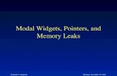 Rolando V. RaqueñoSunday, October 18, 2015 Modal Widgets, Pointers, and Memory Leaks.