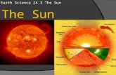 Earth Science 24.3 The Sun The Sun. Earth Science 24.3 The Sun  The sun is one of the 400 billion stars that make up the Milky Way galaxy.  It is Earth’s.