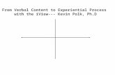 From Verbal Content to Experiential Process with the iView--- Kevin Polk, Ph.D.