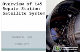 PRESENTED TO: NATA October, 2010 Overview of 145 Repair Station Satellite System.