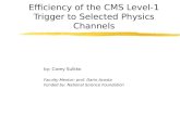 Efficiency of the CMS Level-1 Trigger to Selected Physics Channels by: Corey Sulkko Faculty Mentor: prof. Darin Acosta Funded by: National Science Foundation.