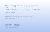 Utilising population projections for local authority strategic planning (with notes) Stuart Booker Financial Planning and Research Team Fife Council BSPS.