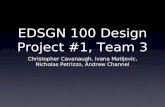 EDSGN 100 Design Project #1, Team 3 Christopher Cavanaugh, Ivana Matijevic, Nicholas Petrizzo, Andrew Channel.