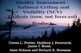 Quality Assessment - National Ceiling and Visibility (NCV) Analysis (now, not forecast) Product Tressa L. Fowler, Matthew J. Pocernich, Jamie T. Braid,