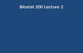 Biostat 200 Lecture 2. Trimmed mean (chapter 3) In order to remove extreme values that might affect the mean, you can calculate a trimmed mean Remove.