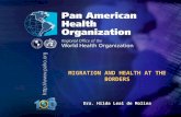 Pan American Health Organization.. PAN AMERICAN HEALTH ORGANIZATION Pan American Sanitary Bureau, Regional Office of the WORLD HEALTH ORGANIZATION PAN.