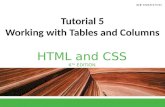 HTML and CSS 6 TH EDITION Tutorial 5 Working with Tables and Columns.