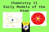 Chemistry 11 Early Models of the Atom. A Short History of Investigating Matter.