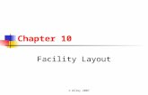 © Wiley 2007 Chapter 10 Facility Layout. © Wiley 2007 OUTLINE What Is Layout Planning? Types of Layouts Designing Process Layouts Special Cases of Process.