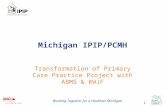 CJSI: JNG 10.14.10 Working Together for a Healthier Michigan 1 Michigan IPIP/PCMH Transformation of Primary Care Practice Project with ABMS & RWJF.