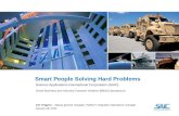 Smart People Solving Hard Problems Science Applications International Corporation (SAIC) Jim Thigpen – deputy general manager, Platform Integration Operations.