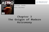 Michael Seeds Dana Backman Chapter 3 The Origin of Modern Astronomy.