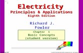McGraw-Hill © 2013 The McGraw-Hill Companies Inc. All rights reserved. 1 - 1 Electricity Principles & Applications Eighth Edition Chapter 1 Basic Concepts.