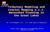 Tributary Modeling and Coastal Mapping w.r.t. Watershed Planning in the Great Lakes US Army Corps of Engineers Detroit District Great Lakes Hydraulics.