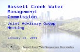 Bassett Creek Water Management Commission Joint Advisory Group Meeting January 23, 2001.