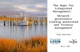 March 2009 The Hope for Integrated Management: Network governance linking watershed and fishery management Troy Hartley.