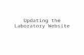 Updating the Laboratory Website. Useful Info Address:   Everything is saved in the desktop.