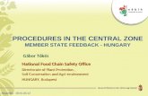 PROCEDURES IN THE CENTRAL ZONE MEMBER STATE FEEDBACK - HUNGARY Gábor Tőkés National Food Chain Safety Office Directorate of Plant Protection, Soil Conservation.
