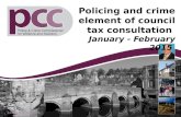 Policing and crime element of council tax consultation January - February 2015.