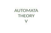 Dept. of Computer Science & IT, FUUAST Automata Theory 2 Automata Theory V Context-Free Grammars andLanguages.