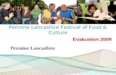 Pennine Lancashire Festival of Food & Culture Evaluation 2009.