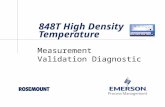 848T High Density Temperature Measurement Validation Diagnostic.