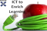 ICT to Enrich Learning Karen Yager – Knox Grammar School.