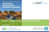 Joyeeta Gupta Climate change and development cooperation.