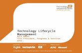 Technology Lifecycle Management Bill Weber Vice President, Programs & Services GTSI.
