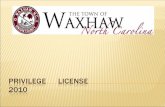 A privilege license is an excise tax, levied on the “privilege” of conducting a particular trade or business in a county or city. In North Carolina, privilege.