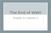 The End of WWII Chapter 17, Section 5. Main Idea: What issues arose in the aftermath of WWII and how did new tensions develop?