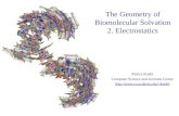 The Geometry of Biomolecular Solvation 2. Electrostatics Patrice Koehl Computer Science and Genome Center koehl