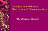 Oxidation and Reduction Reactions and Electrochemistry Oxidation and Reduction Reactions and Electrochemistry “The Ubiquitous Electron”