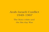 Arab-Israeli Conflict 1949-1967 The Suez crisis and the Six-day War.