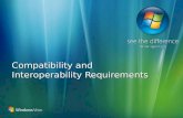 Compatibility and Interoperability Requirements. Agenda Compatibility and interoperability requirements Support for x64 versions Signing files and drivers.
