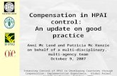 Enhancing Control of HPAI in Developing Countries through Compensation: Implementation Experience. Global Animal Health Conference, October, 2007 Compensation.