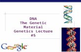 AP Biology 2006-2007 DNA The Genetic Material Genetics Lecture #5.